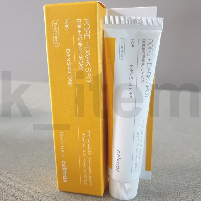 CELIMAX Pore+Dark Spot Brightening Cream 35mL / Tracking