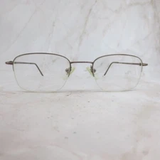 Giorgio Armani Eyeglasses Frame Women's Rose Gold Half Rim Square 48-16-135