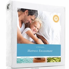 Mattress Zippered Protector Encasement Bed Bug Water Proof Bedding Sheet Cover