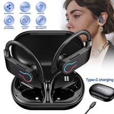 Mpow Wireless Bluetooth Headset TWS Earphones Earbuds Stereo Headphones Ear Hook