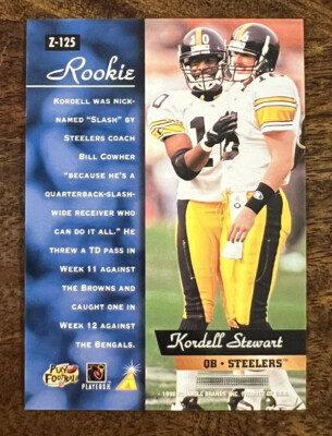 1996 Zenith Kordell Stewart #Z-125 Pittsburgh Steelers | eBay