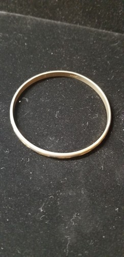 Pulsera vintage en tono dorado Monet grabada y firmada - Imagen 3 de 4
