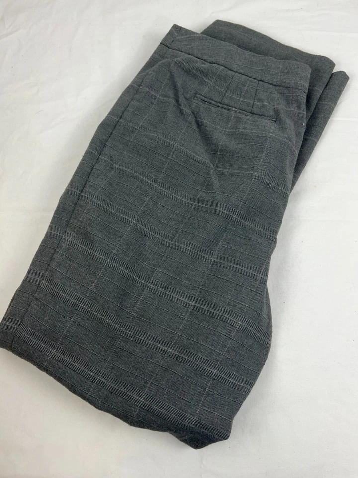 Pantalones de vestir de pierna recta de la colección 212 para mujer talla 16 elásticos promedio Foto 2 de 4