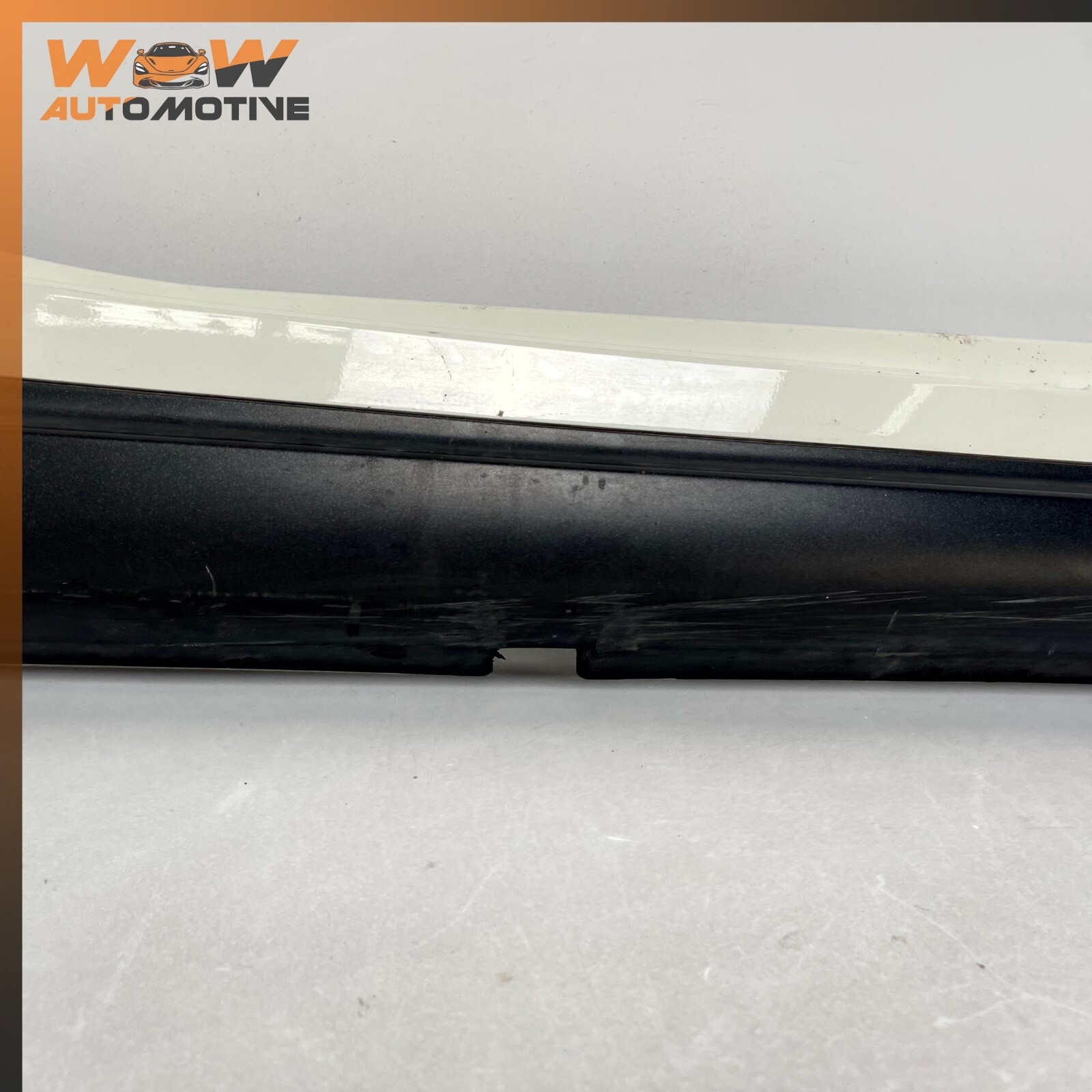14-20 MASERATI GHIBLI RIGHT PASSENGER SIDE SKIRT ROCKER PANEL MOLDING WHITE OEM