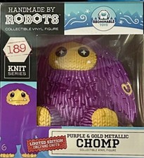 Handmade By Robots X Abominable Toys Purple & Gold Metallic Chomp LE 480 C2E2