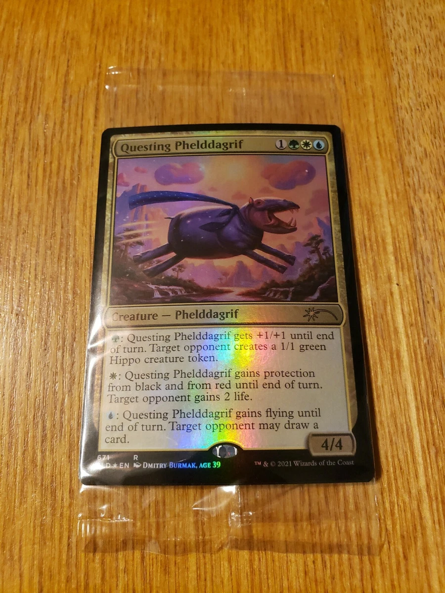 FOIL SEALED MTG Secret Lair Extra Life 2021 Questing Phelddagrif Rosewater  Art