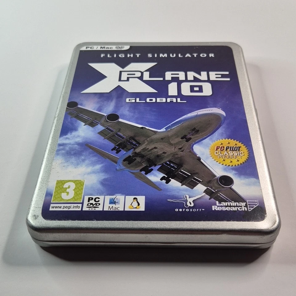 X-Plane 10 Global PC Mac DVD ROM Flight Simulator Game (2011) 8 Discs Very Good - Image 3 of 4