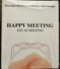 Rose Shaped Massager for Women Happy Meeting Factory Sealed Joy At The Meeting