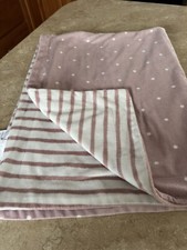 Lila  Jack Baby Rose Pink Blanket Stripes Infant Polka Dots Girls Mauve