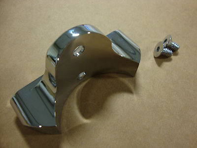 BIG DOG CHROME FRONT FORK FENDER MOUNT K-9 CHOPPER RIDGEBACK POINTED LOWERS