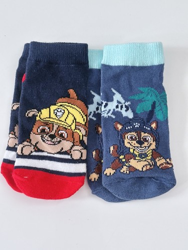 NEW 2 Pairs Boy Girl Children Kids Cute Paw Patrol short shoes Socks 1-6yrs - Picture 17 of 22