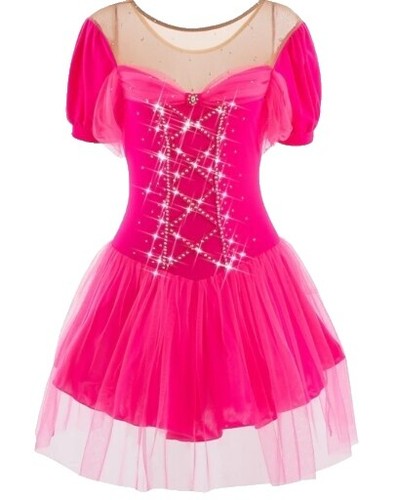 chinese dress ladies mondressy Figure Skating Dress Women's Girls' Ice Skating Dress with Classic Crystal/Rhinestone, Child 8 / Purple main image 1