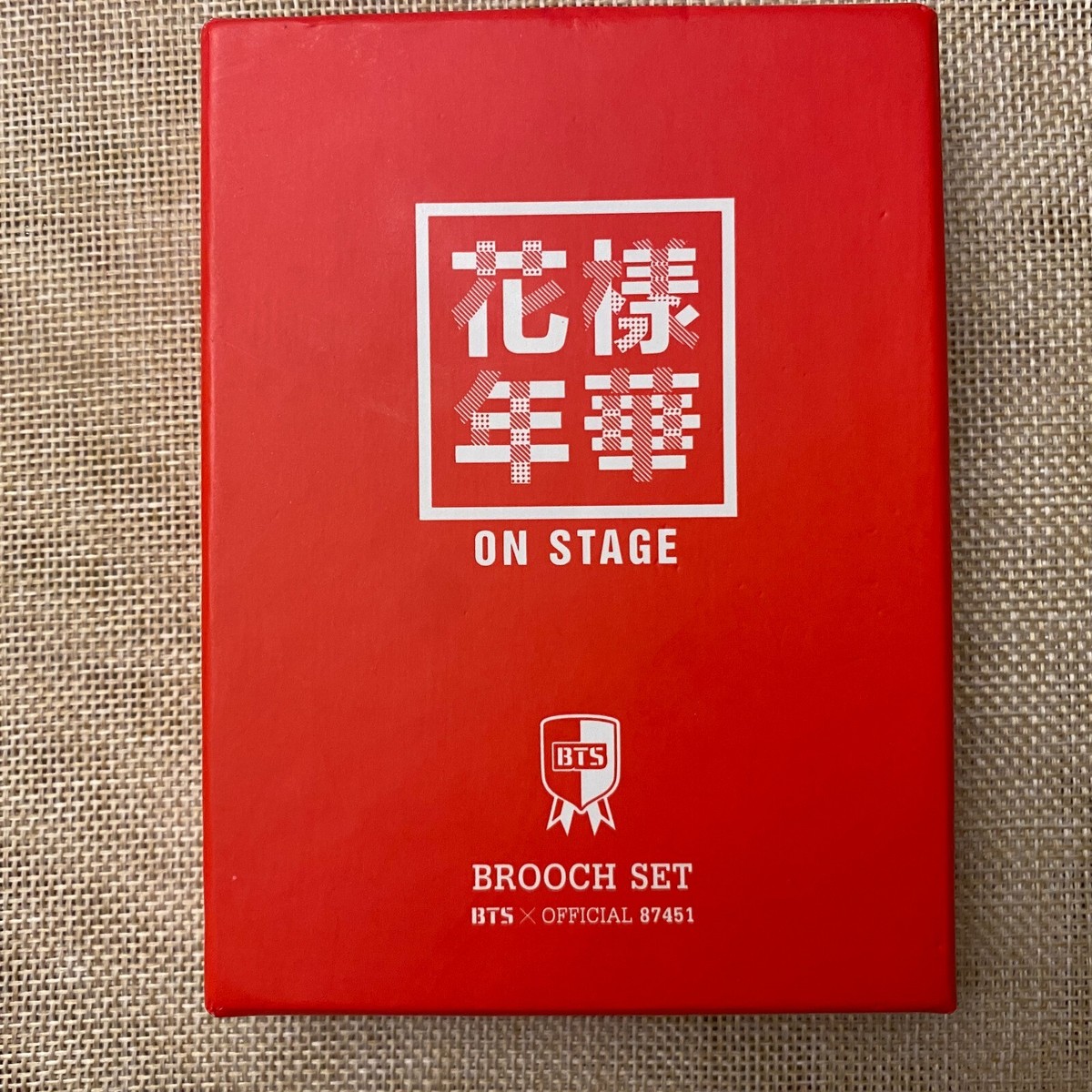 BTS 防弾少年団 花様年華 on stage BROOCH SET BTS 2015 [ HYYH Life On Stage ] Official Brooch Set Badge