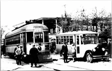 Cedar Lee & Special Car Railway Postcard Trolley Interurban Tram RPPC Reprint