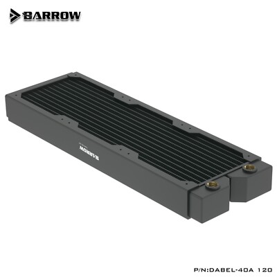 Barrow Dabel 360mm Red Copper Radiator 40mm Thick High Performance 120mm x3