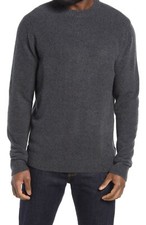 Men's Nordstrom Brushed Crewneck Sweater, Size Large - Grey