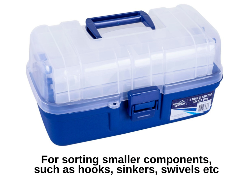 Jarvis Walker Ctb3000 3 Tray Fishing Tackle Storage Box Tool Box Free