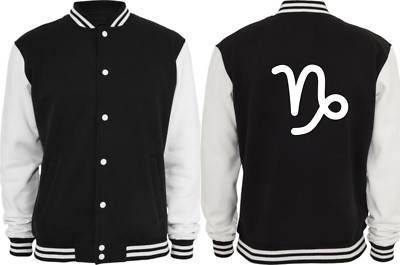 Collegejacke - Zodiac Sign Capricornus Star S ( Sprüche / Lustig / Fun / Spaß )
