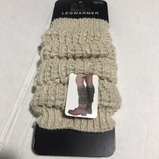 Steve Madden Leg Warmers Dark beige Speckled Knit Boot Women's NEW