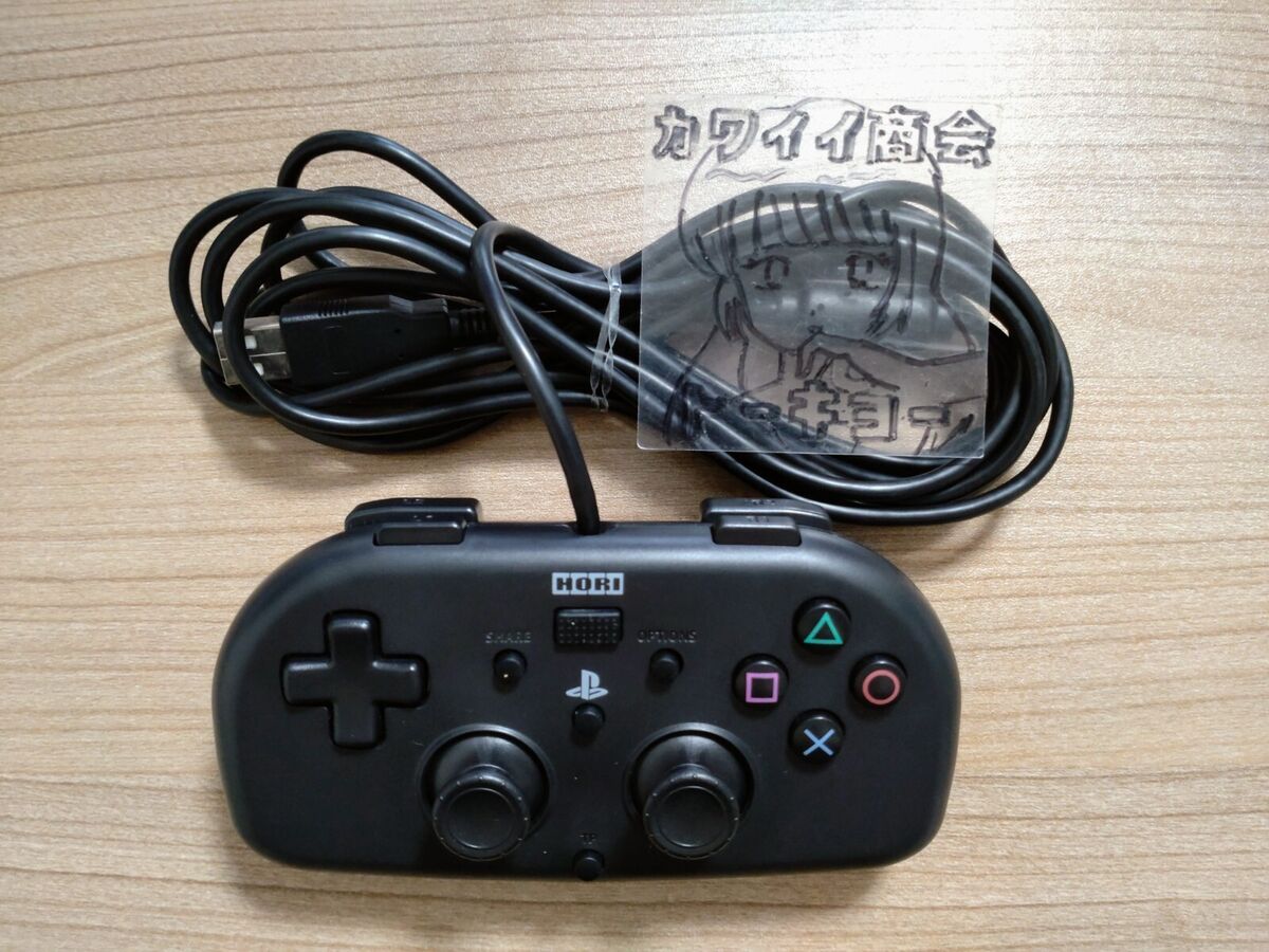 HORI Wired Controller Light Black for PS4 mini gamepad HORI Wired Controller Light Black for PS4 mini gamepad