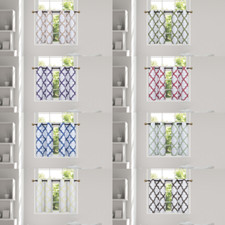 2PC 30"X36" each LINED BLACKOUT SHORT PANELS WINDOW DRESSING CURTAIN TREATMENT