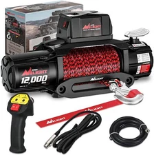 Nilight 12000lbs Electric Winch 12V Waterproof IP68 Towing Portable Winches