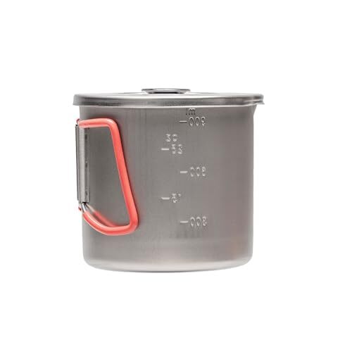 EVERNEW Ti Pasta Pot 1000 Titanium Camping Cookware EVERNEW Ti Pasta Pot 1000 Titanium Camping Cookware