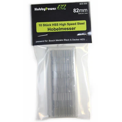 HOBBYPOWER24 10x HSS Wendemesser / Hobelmesser für Metabo Elektrohobel 0882 4382 8302 8382