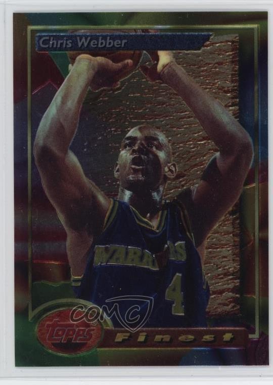 1993-94 Topps Finest Chris Webber #212 HOF 0b0g