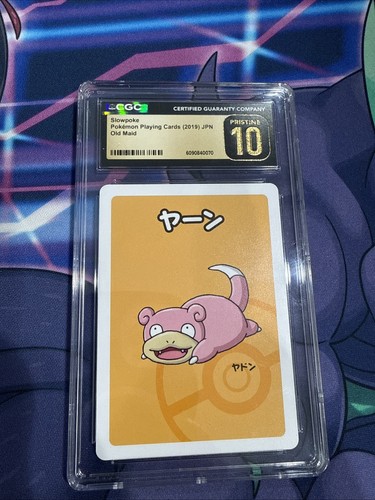 CGC pristine 10  Old Maid Japanese 2019 Promo Playing Card - Slowpoke