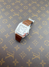 Cartier Santos 100 Automatic Caliber 076 Steel Case Travel Box 5