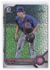 2022 Bowman Chrome James Triantos #BCP-208 1st Prospects Mojo Refractor Cubs