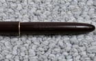 Vintage Sheaffer No. 350 Brown Slim 5 1/4" Fountain Pen 14K Gold Nib No. 33 — photo 4