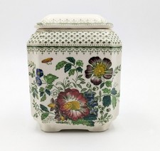 Mason's Patent Ironstone China Deckeldose Paynsley Pattern 1941 England Vintage