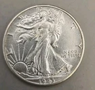 1943-D Walking Liberty Silver Half Dollar 50c - Denver Mint
