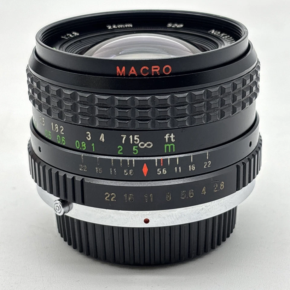 Auto Promaster MC 24mm f/2.8 Wide Angle Lens for Olympus OM Mount 1:4 Macro - Image 2 of 4