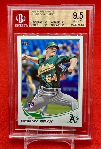 2013 Topps Update # US277 Sonny Gray BGS 9.5 GEM Mint Rookie RC🔥