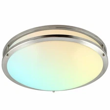 Luxrite 18 Inch LED Flush Mount Ceiling Light CCT 27K / 30K / 35K / 40K / 50K
