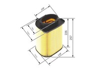 Bosch Luftfilter F 026 400 480 FüR MERCEDES-BENZ Infiniti