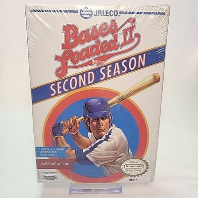 Bases Loaded II 2 Second Season Nintendo NES NEW Factory Sealed Some Wear