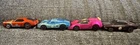 4- MATTEL 1969 Sizzler REDLINE HOT WHEELS CARS Untested