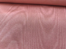 Moire Fabric Salmon shade , 3 pieces. 58" 17" 29" all 47" wide Parker Knoll