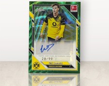 Cole Campbell Chrome Bundesliga 2025/26 Green Wave /99 Auto