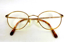 MARCOLIN EYEGLASS Gold Frame 51-19-140 mm Ti22 Titanium GEP 2013 Demi Blonde
