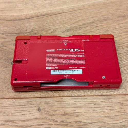 Consola Nintendo DS Lite Roja Super Mario Edición Limitada *Funciona pero necesita reparación - Imagen 13 de 13