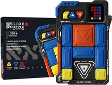 Super Slide Puzzle Game - 500+ Challenges Brain Teaser, STEM Educational Fidget 