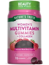 Womens Multivitamin Gummies | 70 Count | With Collagen | by Nature's Truth