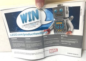 Lego Brick Headz Marvel IRON MAN 6 Building Toy 41590 BrickHeadz Box Manual 