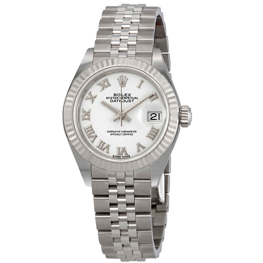 Rolex Lady-Datejust White Dial Automatic Ladies Jubilee Watch 279174WRJ