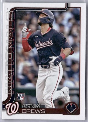 Dylan Crews Rookie RC 2025 Topps Base #74 Washington Nationals
